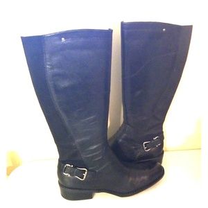 a.n.a. Womens sze 8 calf length dress black boots